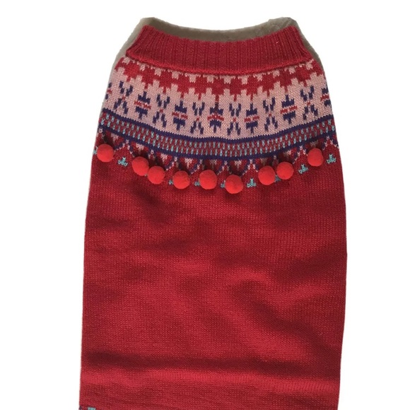 🐕 Blueberry Pet Red Sweater Dog Size XL/16” - Picture 2 of 9